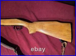 Remington model 788 rifle stock S/A and hardware, leather sling swivels, studs