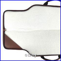 Rifle Cases Gun Slip Bag Scope Cover Soft Padded Genuine Leather Vintage