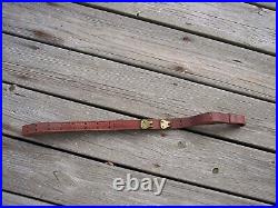 Rifle Leather Sling Lawrence 5 B EmbossedMod. 70