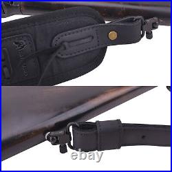 Rifle Sling Canvas Gun Belt Durable Leather Gun Strap. 7MM. 30-06.22LR 357.308