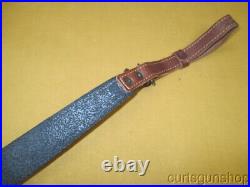 Rifle Sling European Style 1 Inch Cobra Brown Leather