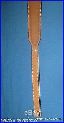 Rifle Sling Leather Hand Tooled Bianchi Lined Light Oil 630 Gun Supplies