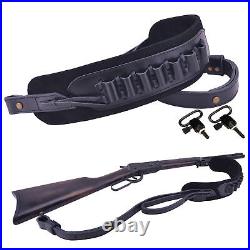 Rifle Sling Leather Shoulder Strap Fit for. 45-70.44MAG. 30-06 USA Shipping