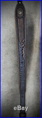 Rifle Sling, Seelye Leather Works, Hand tooled in the USA, Ranger sling