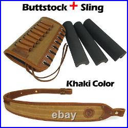 Rifle Sling with Match Gun Buttstock Ammo Holder Suit For 30-06,308,45-70 US