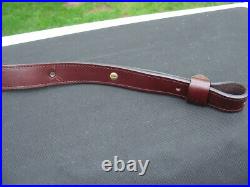 Ruger Brand Leather Rifle Sling Cobra Style