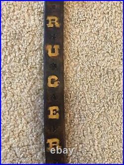 Ruger Thin Custom Leather Rifle Sling Hand Tooled And Made in the USA