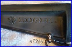 Ruger m77 stock with leather sling