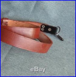 Russia Military Issue AK47 Rifle Leather Sling, 1960's