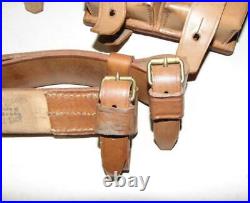 SET Mosin-Nagant German reparations leather rifle sling+pouch ammo 2 pcs