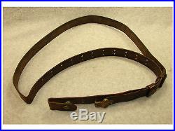 SLING LEATHER KRAG 1887 US SPRINGFIELD RIFLE TRAPDOOR