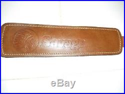 Savage Padded Leather Rifle Sling withSwivals