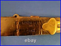 Scarce Lerch Bros 1917 US M1907 Leather Rifle Sling (initials C. McD) Original