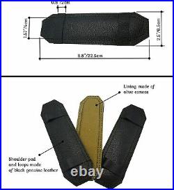 Shoulder Pad for Rifle Sling LOT of 20 Airsoft Shotgun Belt Leather Canvas BULK