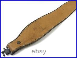 Stalker Cowhide Leather Rifle Sling With Quick Connect Vintage 9627-P