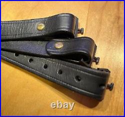 Steyr Scout 3-point Leather Ching Sling with Genuine Steyr Swivels