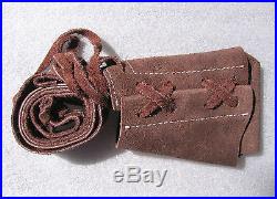 Suede Leather Rifle Boot Sling For Flintlock or Percussion Muzzleloaders
