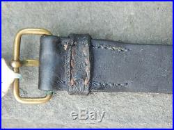 Swedish M1896 Leather Mauser Rifle Sling 51 ½ + Inches