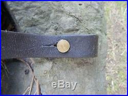 Swedish M1896 Leather Mauser Rifle Sling 51 ½ + Inches