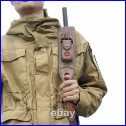 TOURBON Gun Sling Rifle Ammo Carry Strap Knife Sheath Tools Carry Pocket Gift US