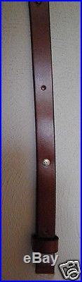 TWO TONED Leather Amish Remington or Personalized Rifle Sling Handmade