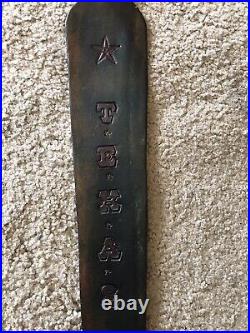 Texas Regular Custom Leather Rifle Sling Hand Tooled And Made in the USA