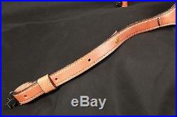 Torel 4881 Suede & Leather Padded Cobra Style Rifle Sling & Quick Detach Swivels