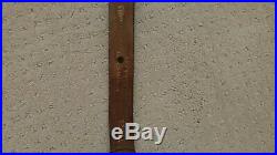 Torel #4883 Red Brown Leather Suede Rifle Sling w Swivels Nice