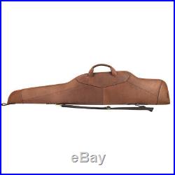 Tourbon Genuine Leather Rifle Soft Case Gun Storage Scoped Sling Bag Safe Carry