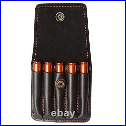 Tourbon Leather Rifle Cartridges Pouch Ammo Holder+Shotgun Sling Swivels Strap