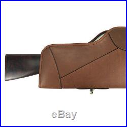 Tourbon Rifle Soft Case Gun Slip Scoped Sling Bag Carry Leather Vintage Antique
