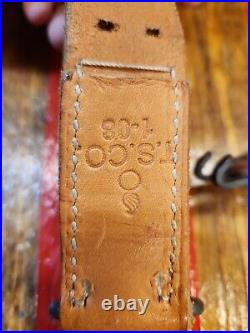 Turner Saddlery Co Leather Model 1907 Rifle Sling 1903 Springfield M1 Garand CMP