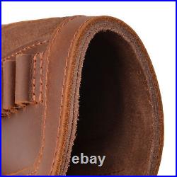 USA Leather Rifle Buttstock, Leather Gun Sling / Swivels For. 22 Magnum. 17