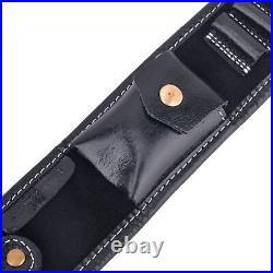 USA Leather Rifle Sling Canvas Gun Carry Strap Cartridge Holder For. 30-06.308