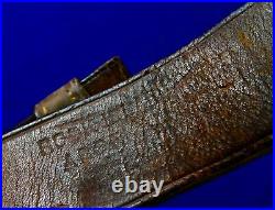 US WW1 Antique Old RIA Rock Island Arsenal Rifle Leather Sling