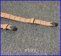 US WW2 Antique Old RIA Rock Island Arsenal Rifle Leather Sling 1944