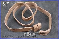 U. S. Civil War Springfield 1861 / 1863 Natural Leather Musket Rifle 50 Sling