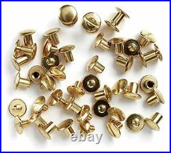 Uncle Mike's Chicago Screws Chicago Screws Gold Brass 24 Pack, Clam 25090