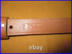 Uncle Mike's Cobra Style 1 Inch Rifle Leather Sling with Swivels