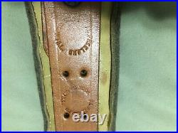 VINTAGE LEATHER WINCHESTER MODEL 52 LEATHER SLING/ Shooting Cuff (AL FREELAND)