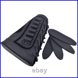 Veg Tan Leather Gun Buttstock with Gun Sling Belt For. 308.30/30 12GA. 22LR