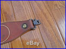 VintageGeorge Lawrence Leather RifleGun Slingwith Swivels37 Total Length