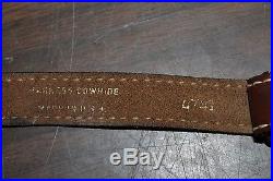 Vintage 1980 Made In USA Torel Harness Cowhide 4741 Leather Padded Rifle Sling