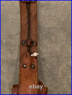 Vintage Abercrombie & Fitch Leather Sling Rifle Firearm Gun USA
