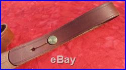 Vintage Austrian M95 leather rifle sling FREE SHIPPING