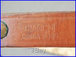 Vintage Bianchi Cobra Tooled LeatherRifle Sling