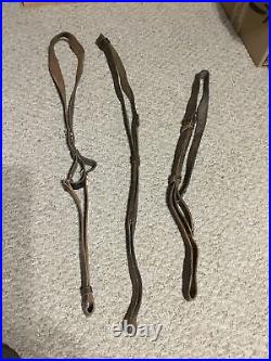 Vintage Boyt Milco Bucheimer Leather Rifle Slings Military Style Lot Of 3