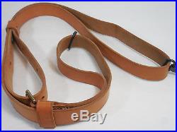 Vintage Brownell's Latigo Leather 1 Rifle Sling Made in W Germany with Swivels