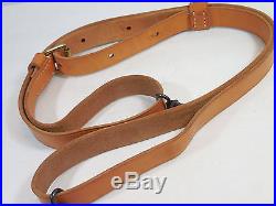 Vintage Brownell's Latigo Leather 1 Rifle Sling Made in W Germany with Swivels