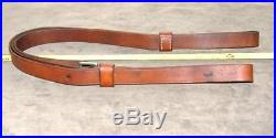 Vintage Brownell's latigo heavy duty leather 1 rifle sling only Made in Germany